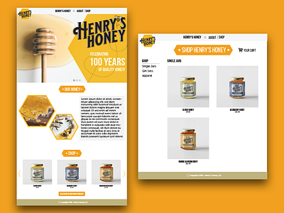 Henry's Honey Website