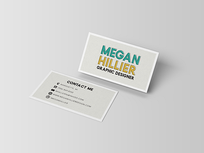 New Business Card brand identity business card logo logo type personal branding