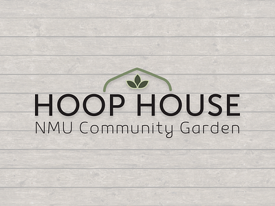 NMU Hoop House Logo brand identity logo logo type personal branding