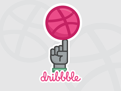 Bro, do you even Dribbble? dribbble rebound sticker design stickermule