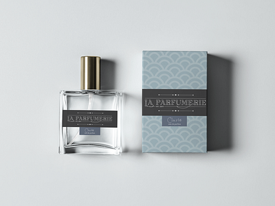 La Parfumerie Clarté Fragrance 1920s brand identity packaging design perfume vintage