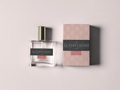 La Parfumerie Floraison Fragrance 1920s brand identity packaging design perfume vintage