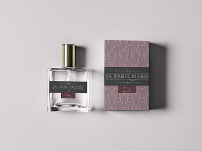 La Parfumerie Musc Fragrance 1920s brand identity packaging design perfume vintage