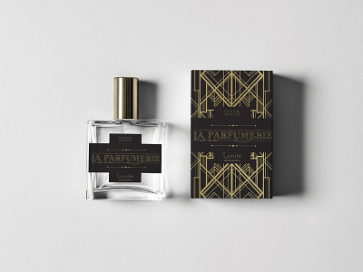 La Parfumerie Limité Fragrance 1920s brand identity packaging design perfume vintage