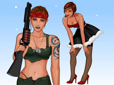 Gungirl girls guns sexy