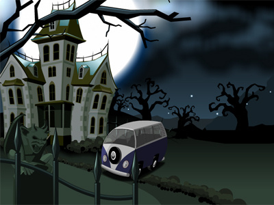 Spooky dark mansion mystery spooky