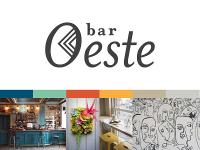 Bar Oeste brand experience branding identity interior design logo