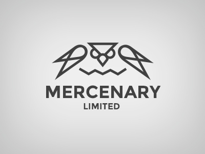 Mercenary Limited (Concept Logo) brand illustration line art logo
