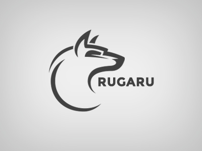 Rugaru Logo brand illustration logo rugaru werewolf