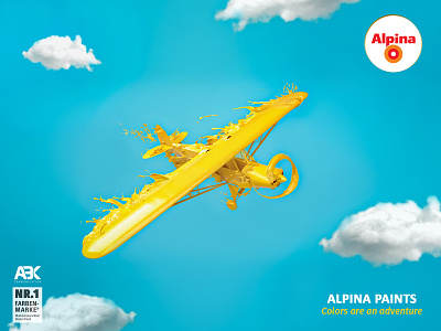 alpina 3d alpina design graphic design paint poster