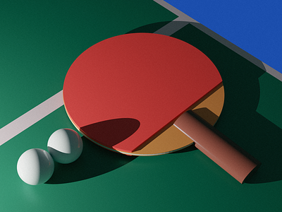 Ping pong design illustration minimal pingpong sport vector