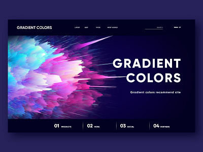 GRADIENT COLORS color design gradient illustrator modern ui ux web