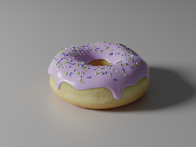 3D Donut (Blender) 3d