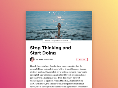 DailyUI Challenge - #035