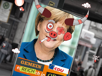 Poster Roaster App | Comedy Central 3d animation app ar augmented reality berlin comedy central europawahl hijack motion design project