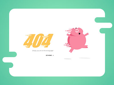 404 page design flat illustration ui vector web