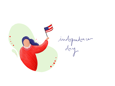 Happy 4th of July 4th of july app brand brand identity branding clean design graphic design happy fourth illustration illustrator ios july 4th july fourth logo marketing procreate procreate app simple vector
