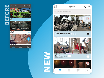 Fitness mobile application design exercise