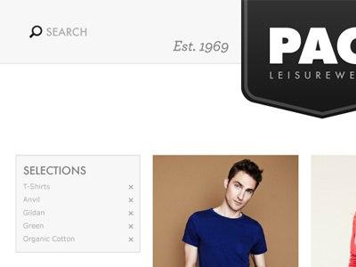 PAG Leisurewear - Website 01