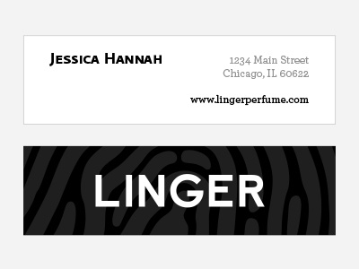 Linger - Business Cards