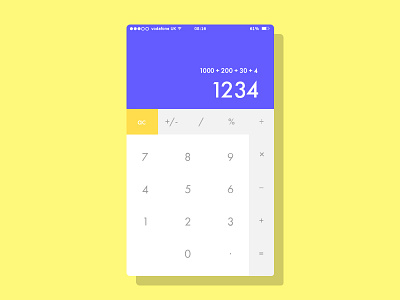 Daily UI 004 - Calculator 004 calculator dailyui user interface
