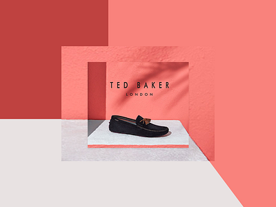 Ted Baker Footwear advertising banner banner ad fashion footwear