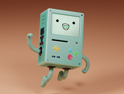BMO Project // Adventure Time 3d 3d art 3d character adventure time blender bmo character design dioarama