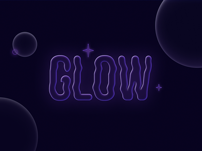 Glow | Lettering design graphic design illustration lettering lettering artist lettering logo logo