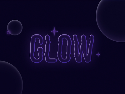 Glow | Lettering