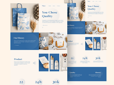 Bakery - Landing page bakery bakery landing creative interaction design interface landing design landing page landing page design minimal ui uidesign uiux uxdesign web webdesign webdesigns