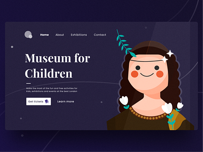 Children Museum landing page