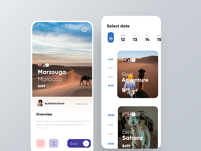 Travel app app design creative design interaction interaction design interface minimal ui uidesign ux