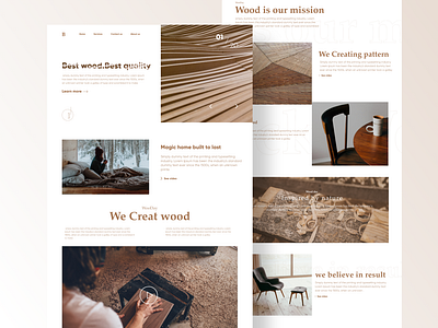 Wood Day landing page