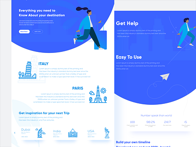 Booking.com landing page bleu booking colors concept design interface landing page design landingpage minimal ui uidesign uxdesign webdesign