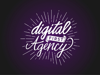 Handmade Type - Digital First Agency agency digico digital handdone handmade logo starburst type typography