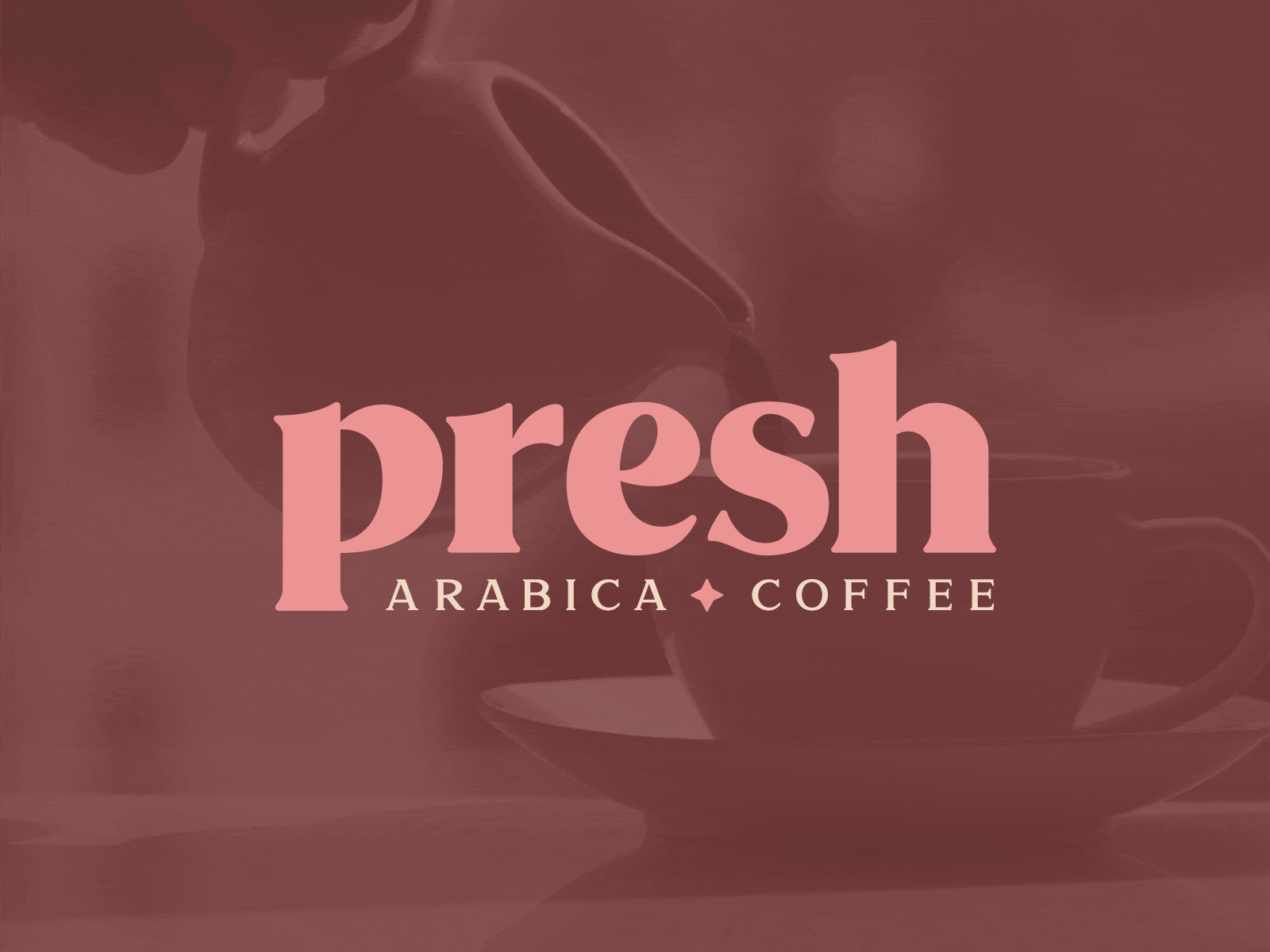 Presh Arabica coffee branding branding branding design coffee coffee bean coffee logo gif logo typography typography logo