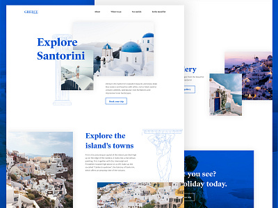 Daily UI 003 - Landing Page 003 daily 100 daily 100 challenge daily challange dailyui dailyui003 design holiday imagery layout tourism ui user interface web web design website