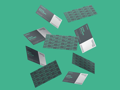 Portico brand assets assets brand branding design business card design identity layout letterhead print stationery
