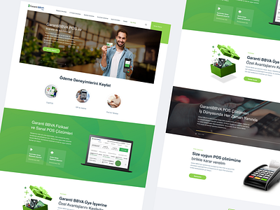 GarantiBBVA Pos Responsive Web Design #2 banking design garanti redesign responsive ui ux