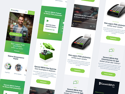 GarantiBBVA Pos Responsive Web Design #1 banking design redesign responsive ui ux