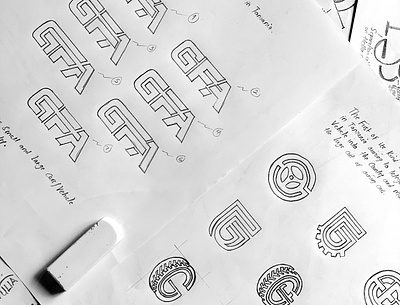 GFA SKETCHES branding logo showcase logoawesome logodesign logodose logoexcellent logoexpose logogrid logoimport logoinspirations