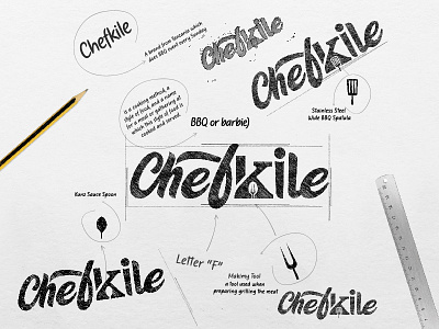 Chefkile Sketching logo showcase logodose logoexcellent logoexpose logogrid logoimport logoinspirations logomaker logonew logosai