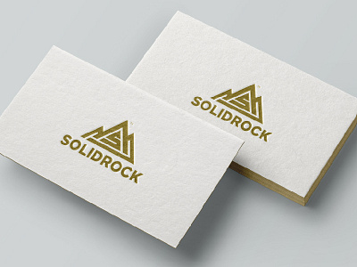 SolidRock Logo dribbble dribblers logo showcase logoawesome logoexcellent logoimport logoinspiration logopassion newlogo