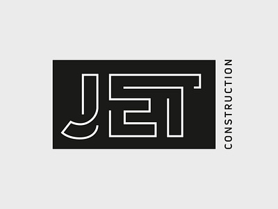 Jet Construction branding business cards design logo typography web design