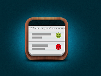 Dash Icon 3d app gradient icon iphone mobile paper shadows wood