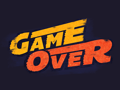 Game Over by Kjegwan Leihitu on Dribbble