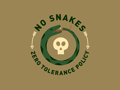 Snake Guy badgedesign design designer illustration logo skull snake