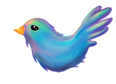 Birdie - in progress digital paintings