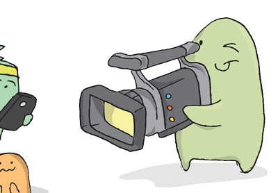 Cameraman illustrations