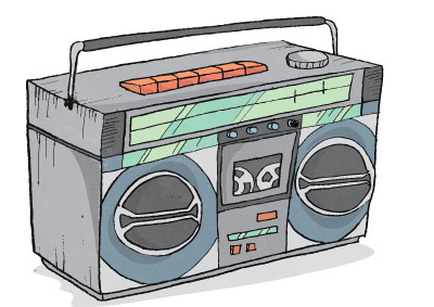 Boombox! illustrations